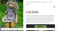 Desktop Screenshot of lalidollnursery.com
